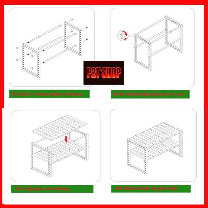 KỆ ĐỂ GẦM BẾP ĐA NĂNG -TIỆN ÍCH