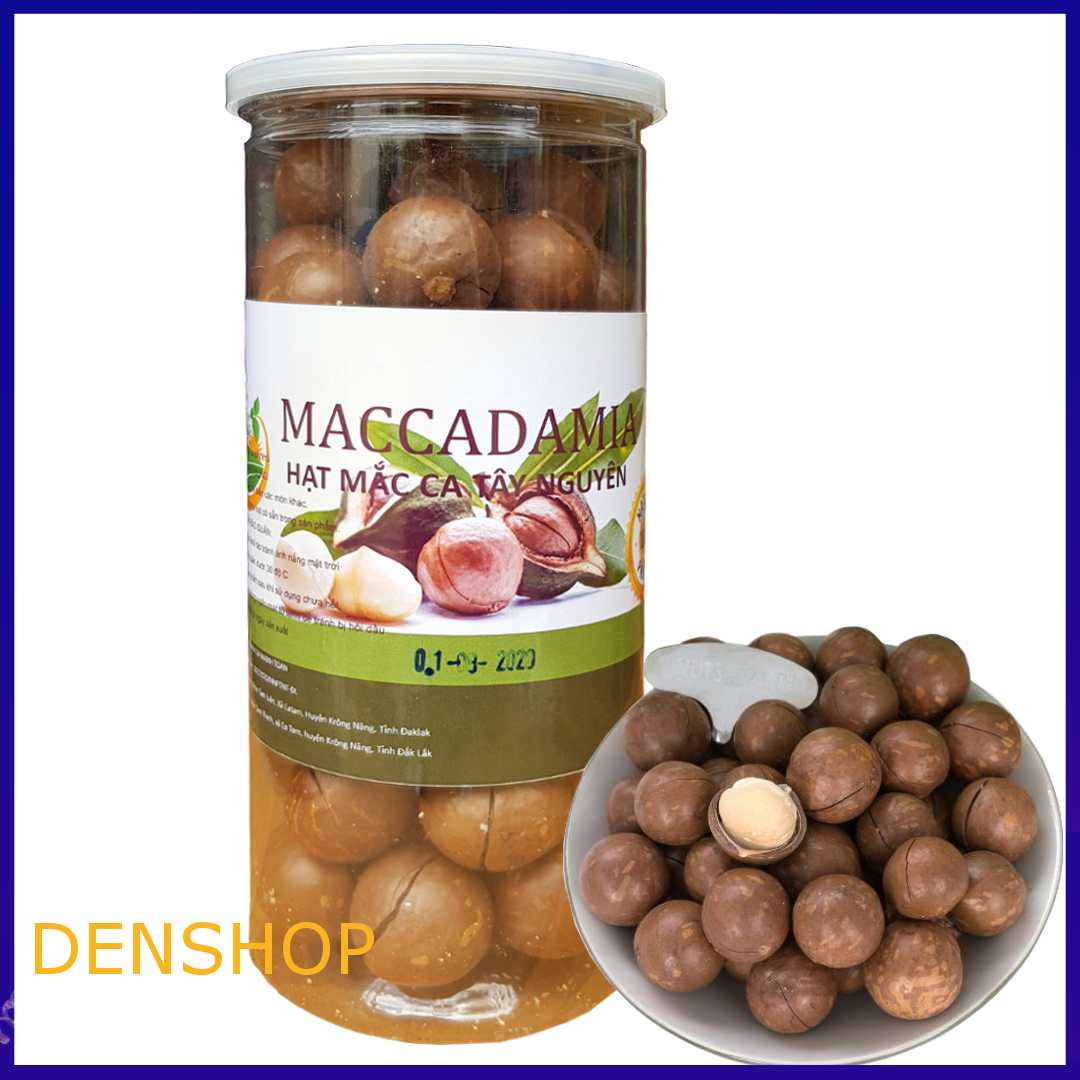 Hạt mắc ca Tây Nguyên MT ăn liền 500g - Hạt Macca - Macadamia Nut (Hàng Công Ty)