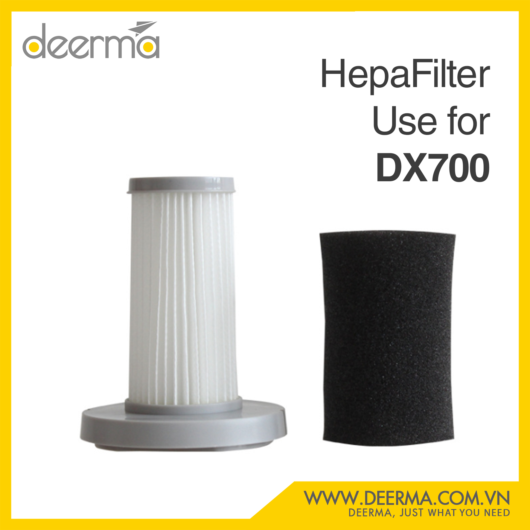 Lọc bụi Hepa cho máy hút bụi Deerma DX700/700s