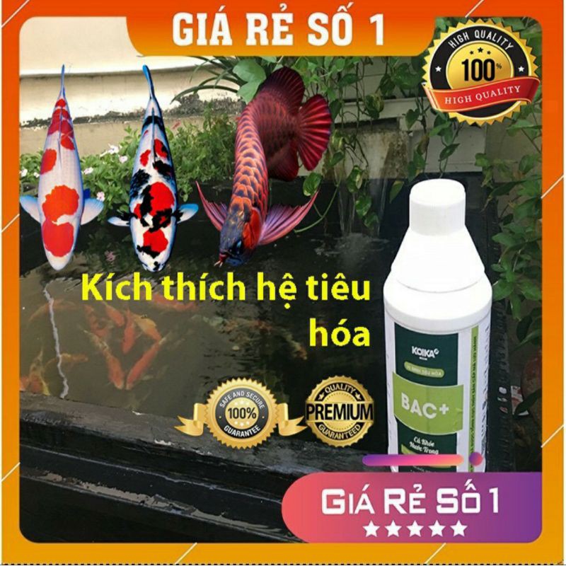 Vi sinh tiêu hóa bac+ chai 1 lít - vi sinh bac+ - guppyxanh