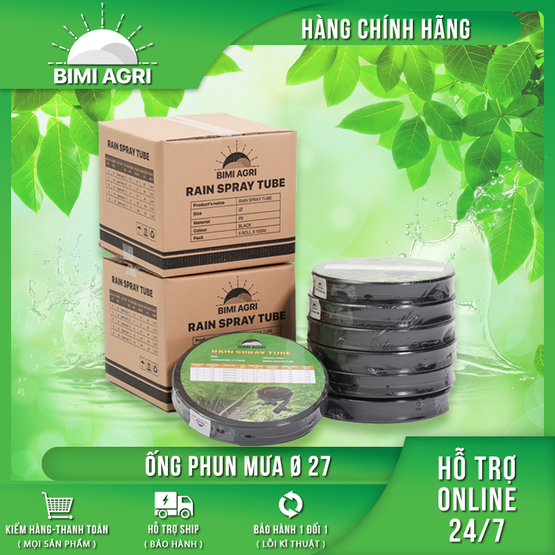 Ống Mềm Phun Mưa Phi 21-27-34-42