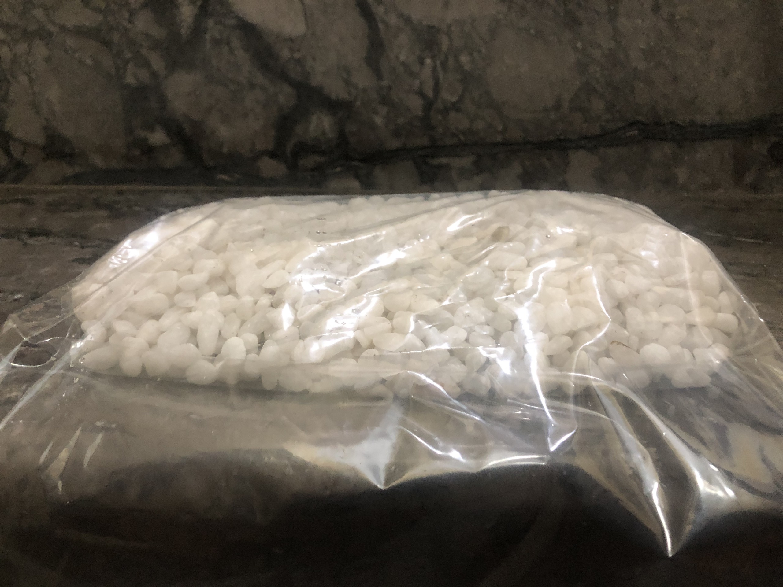 5kg of White Stone Gravel for Garden and Interior Plant Decoration