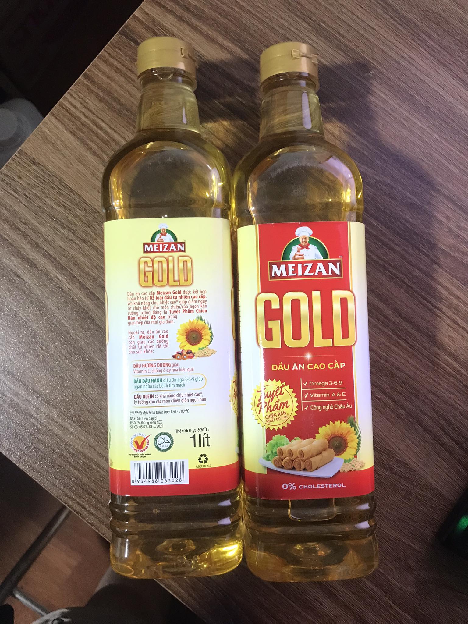 Dầu ăn cao cấp Meizan Gold chai 1 lít