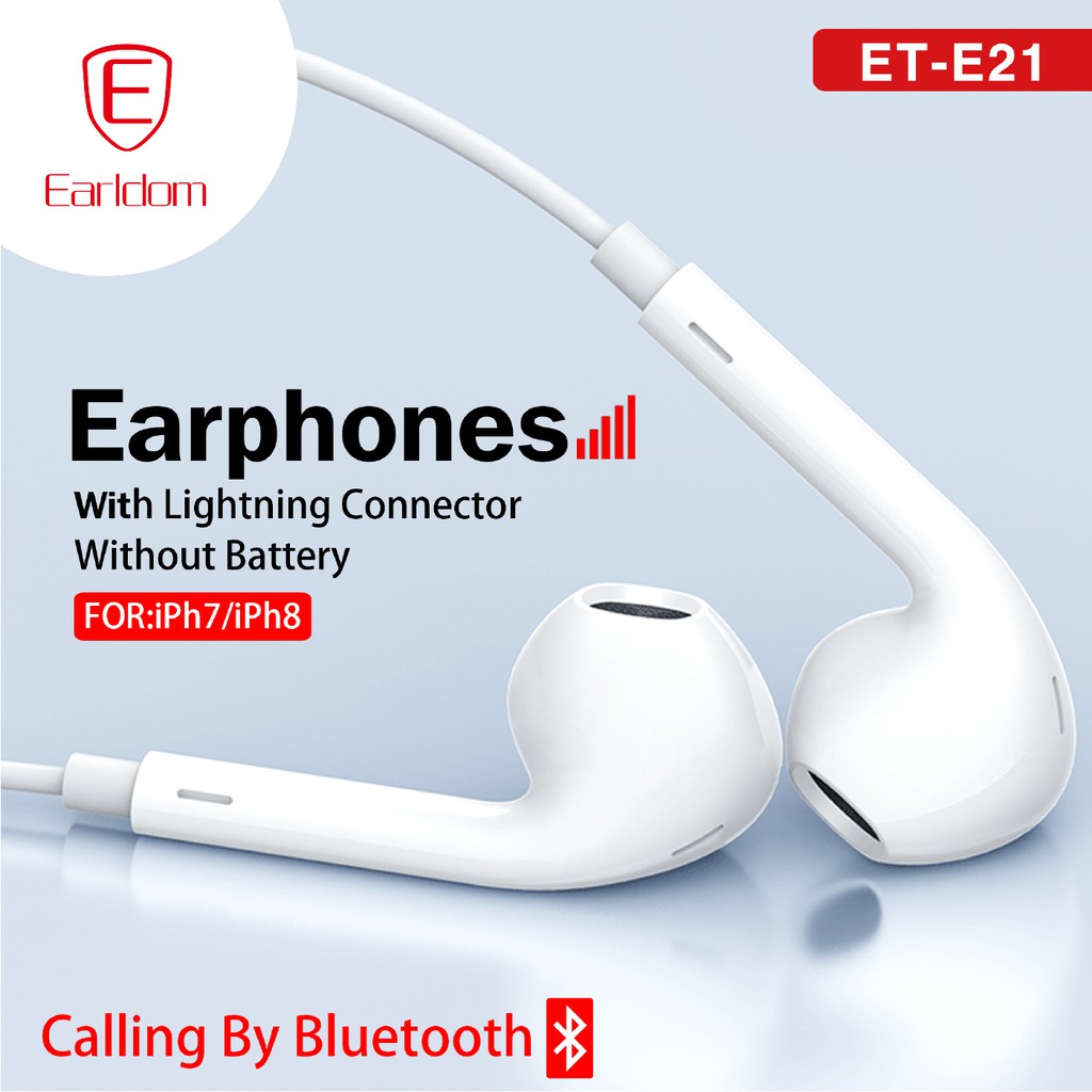 Tai nghe Bluetooth chân Lightning Earldom E21 chính hãng
