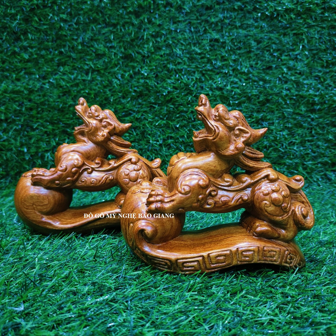 Cặp tỳ hưu gỗ hương