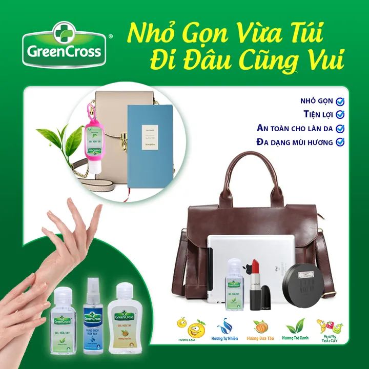 Combo 6 chai Nước Rửa Tay GREENCROSS  - chai 100ml