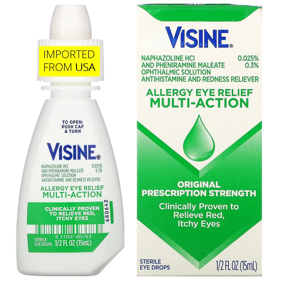 (U.S.A)Nước Nhỏ Mắt Visine Original 15ml