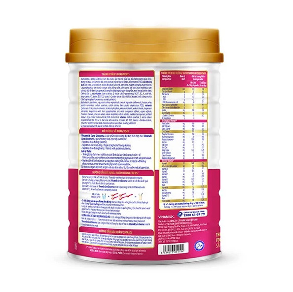 Sữa bột Vinamilk Diacerna (Tiểu đường) 900g