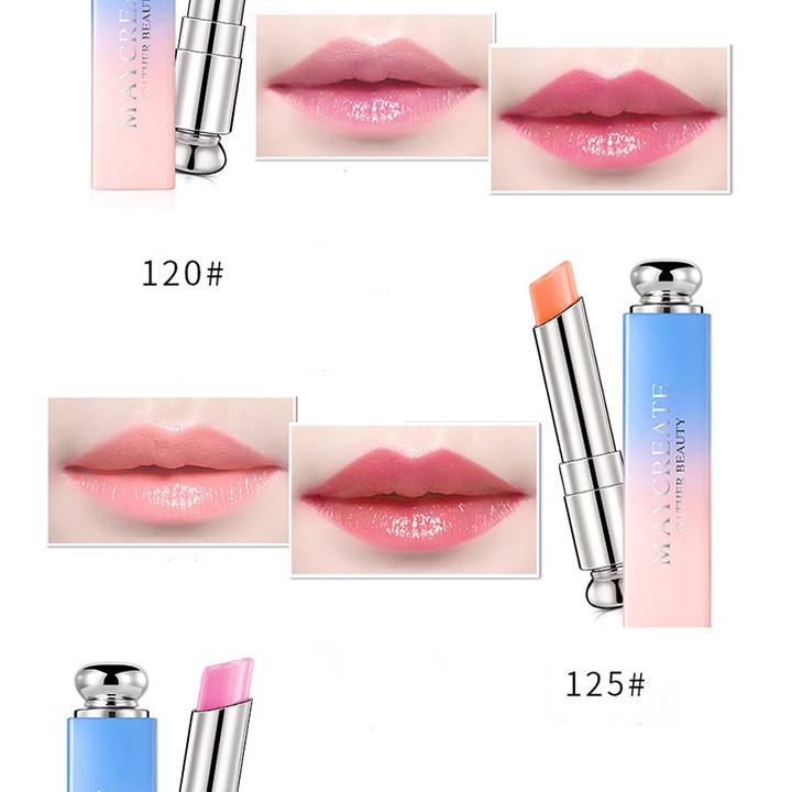 SON THẠCH MAYCREATE DƯỠNG ẨM MÔI ĐỔI MÀU