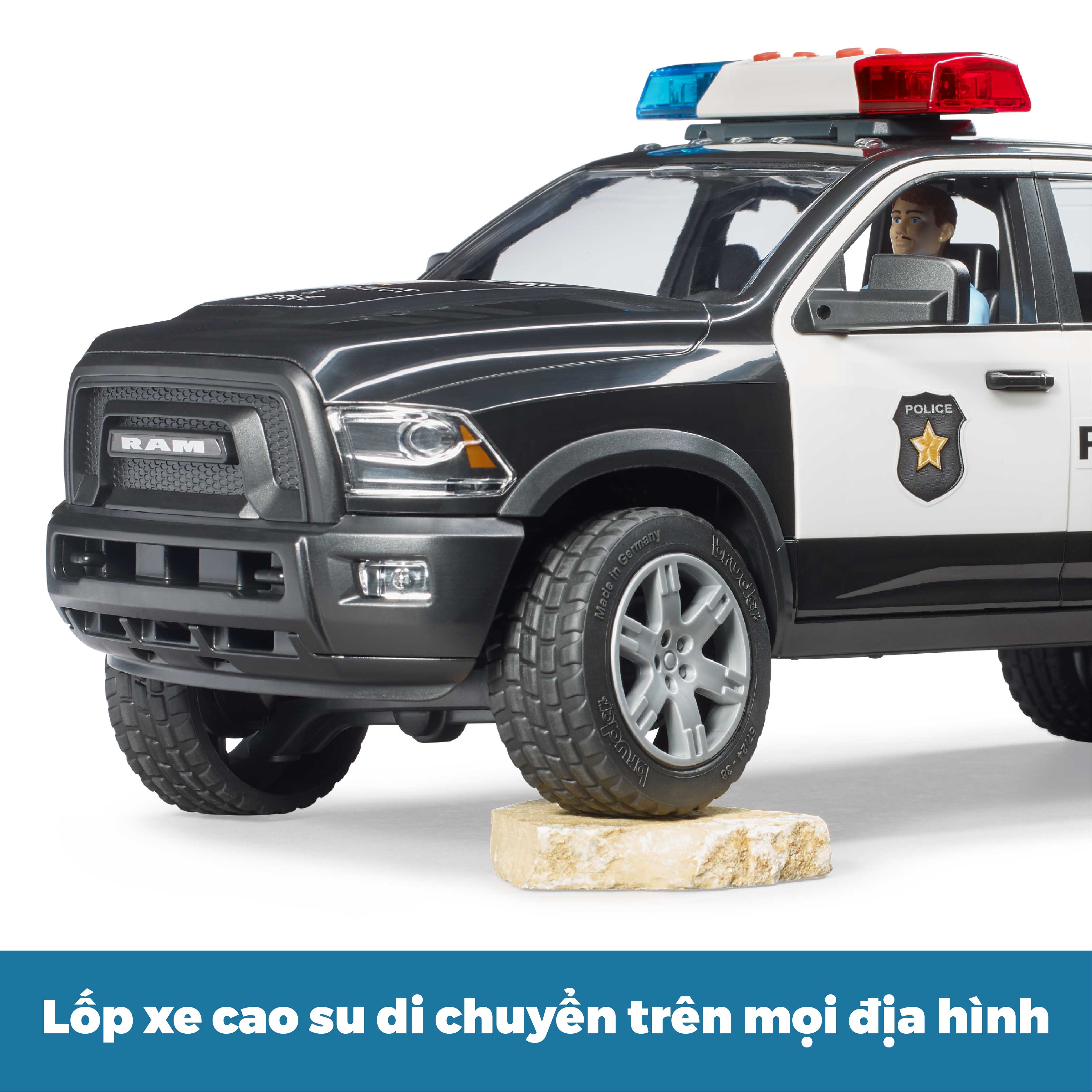 Đồ Chơi Bruder Xe Police RAM 2500 BRU02505