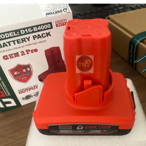 Pin Dekton 16.8V 2AH, 4AH cho hệ D16