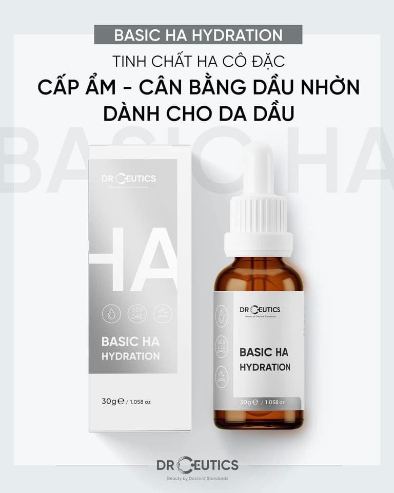 [Chính Hãng] Serum HA Basic Hydration Drceutics Cho Da Dầu Mụn