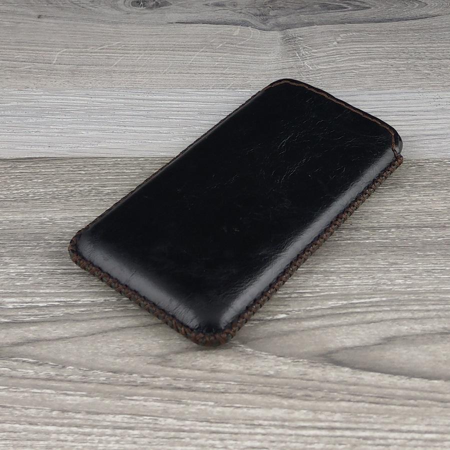 Bao Da Rút Iphone XR Vintage Da Bò