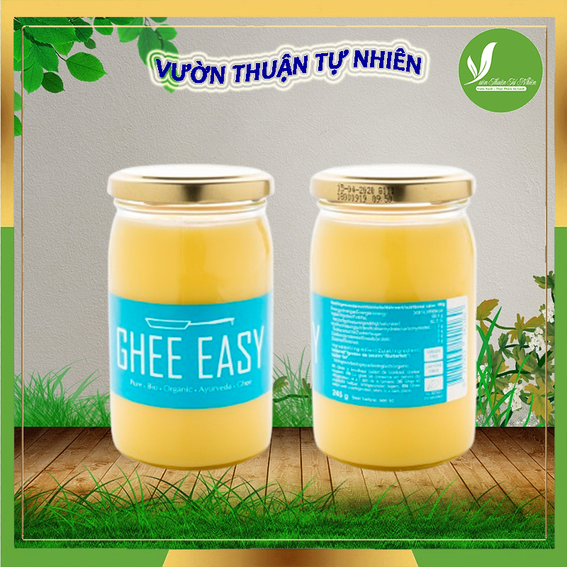 Bơ Ghee hữu cơ cao cấp 245 Ghee Easy (Hũ)