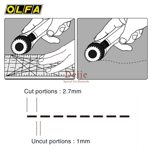 Dao cắt tạo nét dứt OLFA PRC-3/C 28mm Nhật Bản