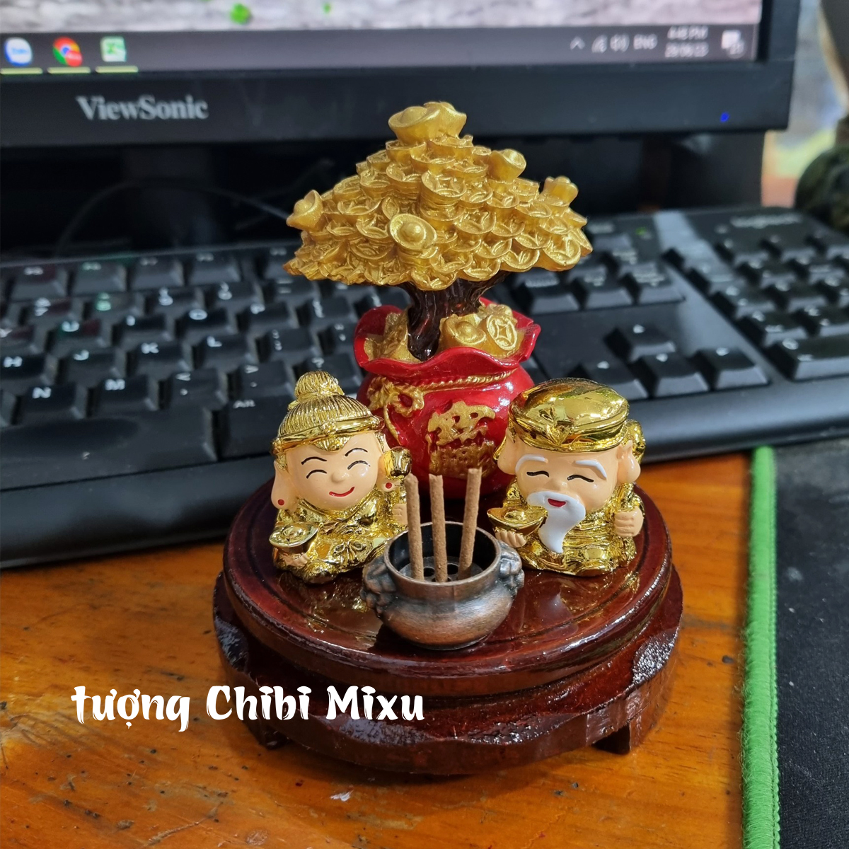 Combo Tài Lộc (gồm ông Thần Tài + Bà Lộc)