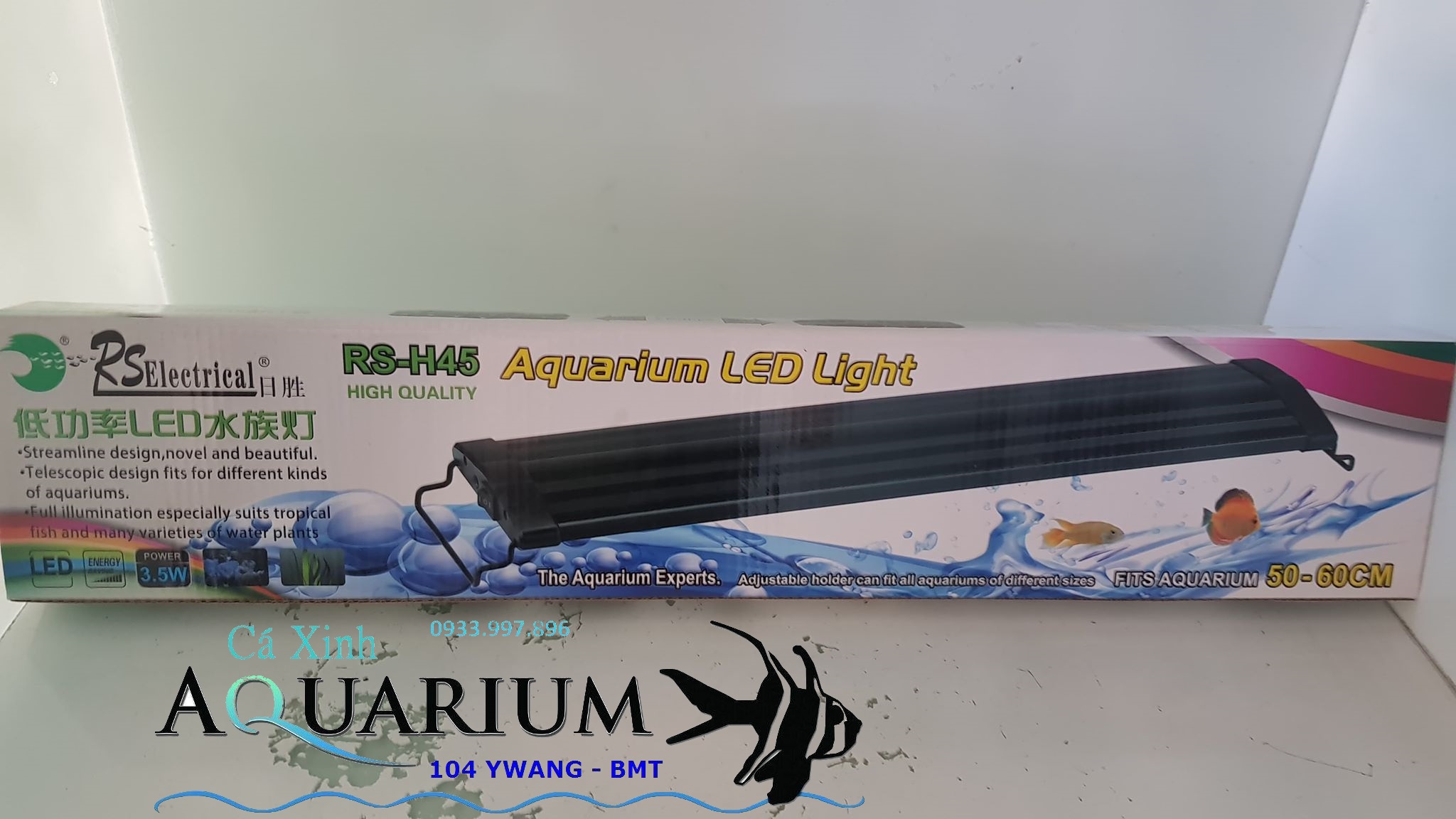 Đèn Rs electrical RS - H45 cho bể 50 - 60cm