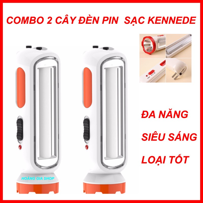 Bảng giá Combo 02 Đèn pin siêu sáng, đèn pin 2 chế độ, đèn pin đa năng, đèn bàn, đèn pin sạc - hoàng gia shop