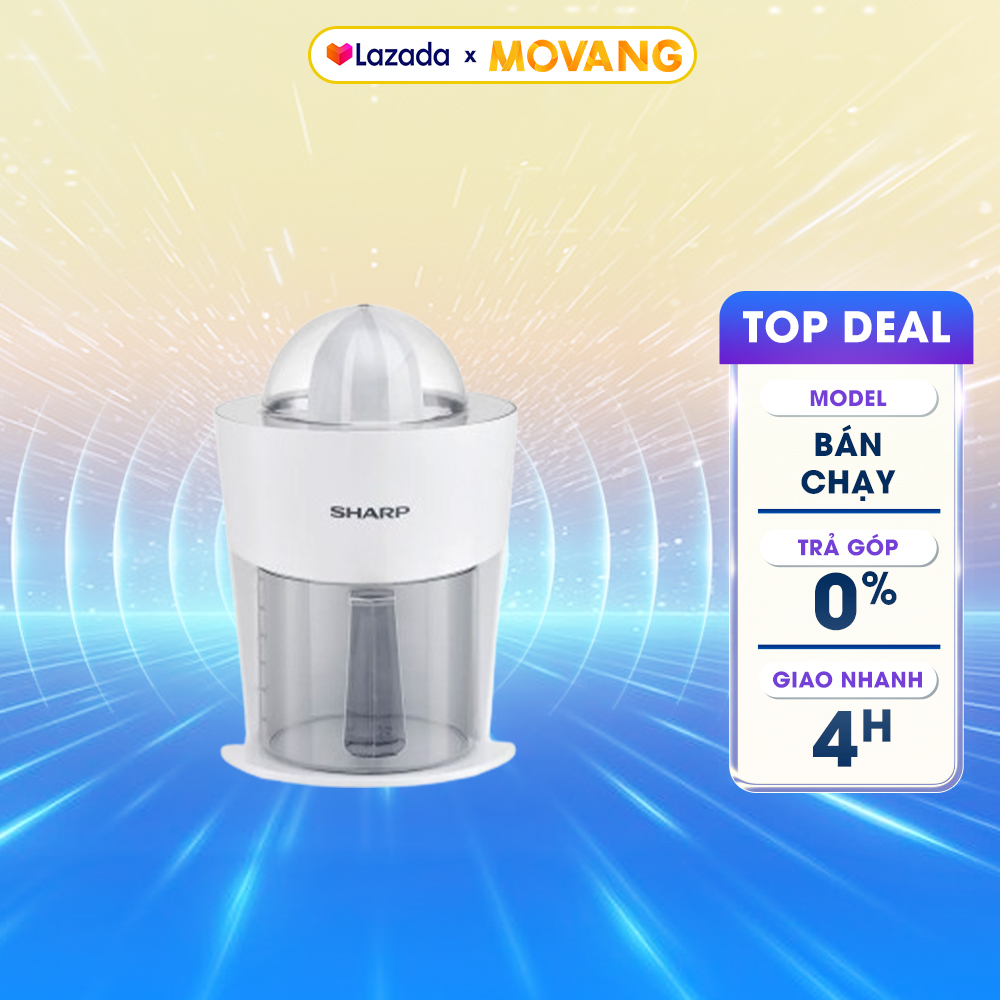 [GIAO TẠI HCM] - Máy vắt cam Sharp 40W EJ-J408-WH