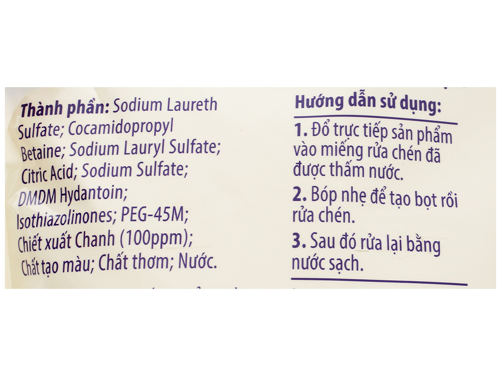 Nước rửa chén Sunlight túi 3.4kg - BAT MUOI