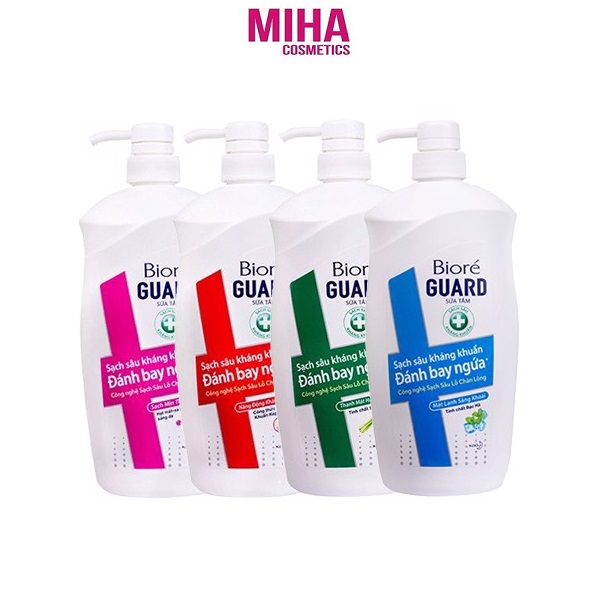 Sữa Tắm Sạch Mịn Thư Giãn Biore Guard Body Foam Comfort Mild Scrub 800g