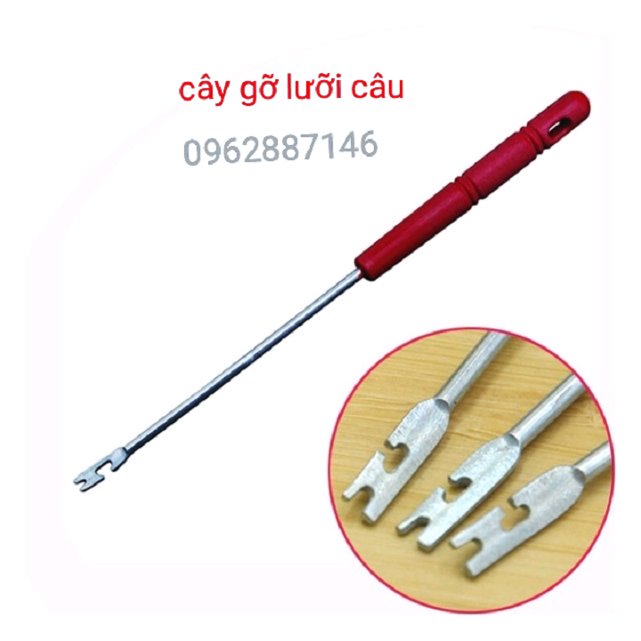cây gỡ lưỡi câu que gỡ dây câu cá