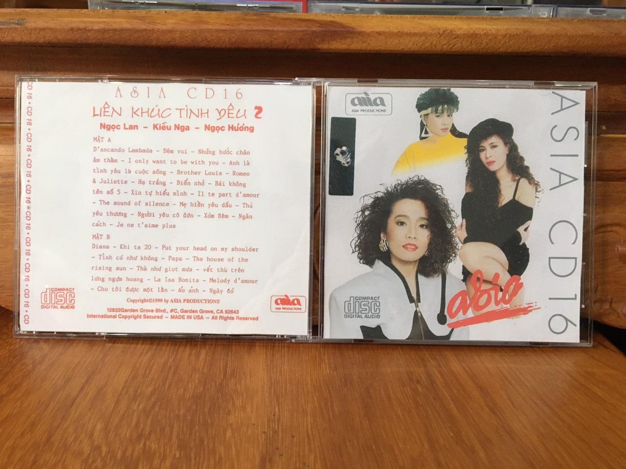 [MDCD] Bộ 5 Đĩa nhạc CD LIÊN KHÚC ASIA chọn lọc