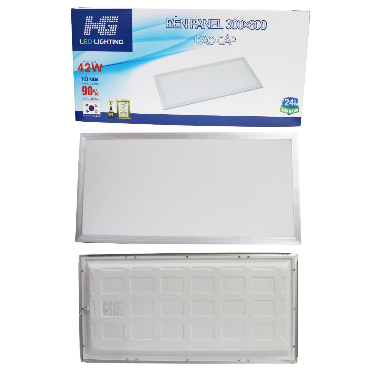 Đèn Led Panel 42W âm trần 300x600mm