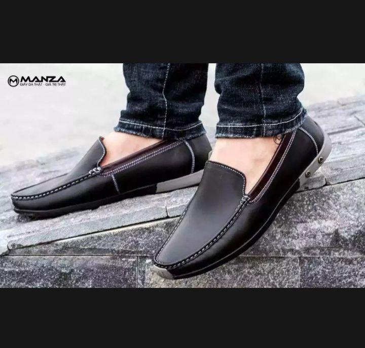 giầy lười da bò nam siêu bền