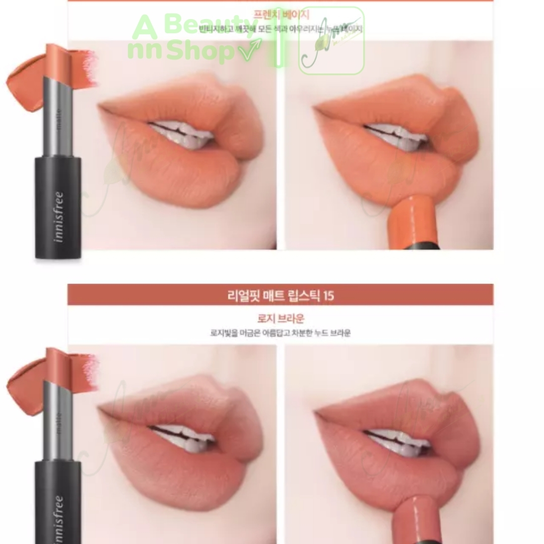 Son thỏi Innisfree Real Fit Matte Lipstick