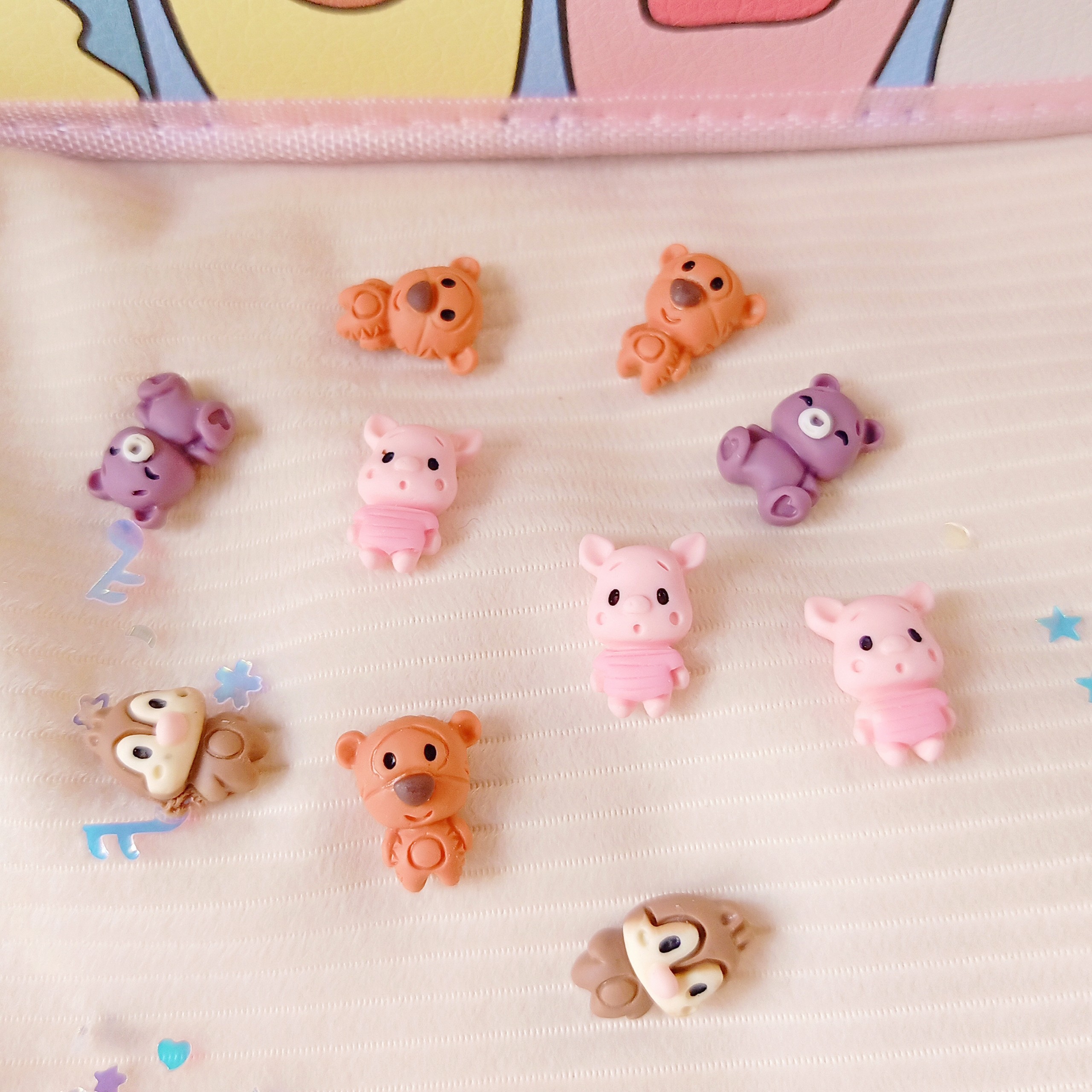 Set charm NHỎ hình thú dễ thương