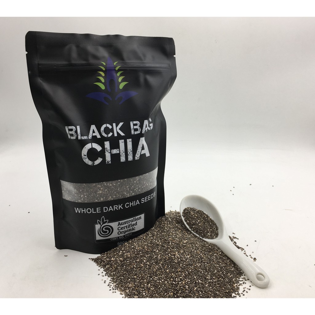 [HCM]Hạt chia đen Úc black Bag Chia 500g