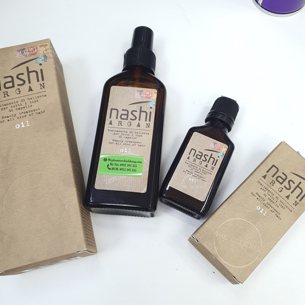 TINH DẦU DƯỠNG TÓC NASHI ARGAN 30ML -100ML