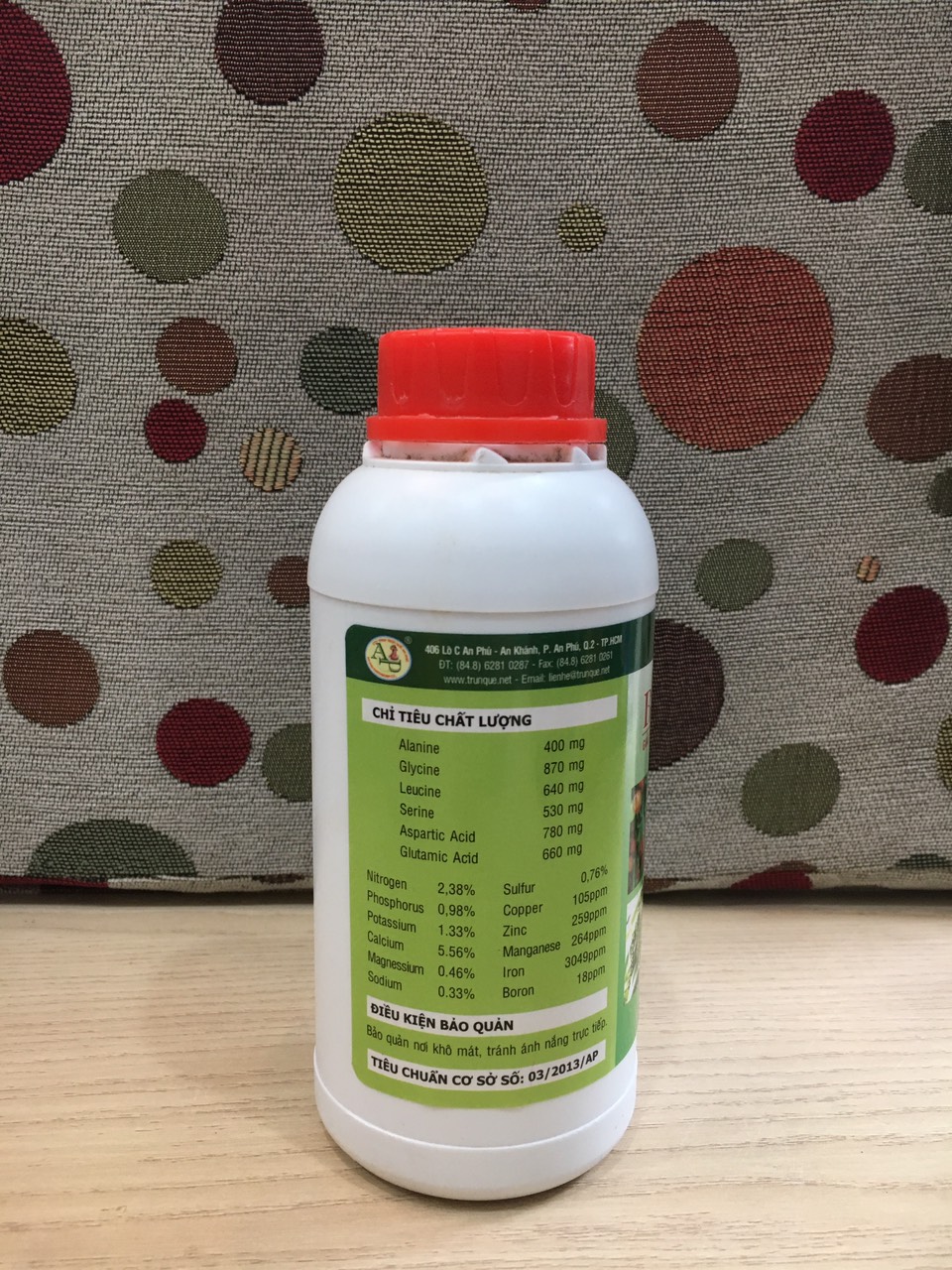 Dịch trùn quế bón cây chai 500ml