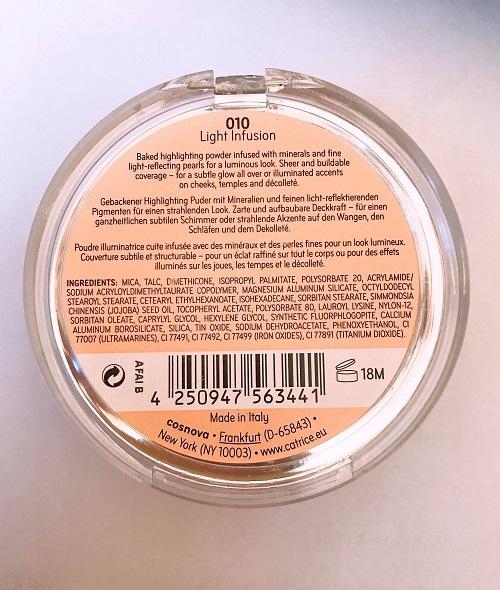 Phấn bắt sáng Catrice High Glow Mineral Highlighting Powder 8g (010 Light Infusion)