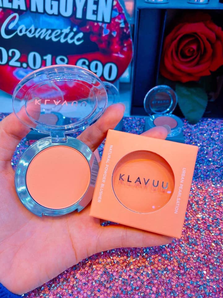 Phấn Má Hồng Klavuu Soft Peach cam đào