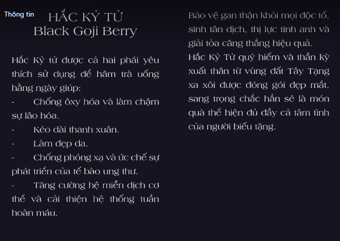 [HCM]Câu Kỷ Tử Đen Hắc Kỷ Tử Only Nature 100gr/Túi