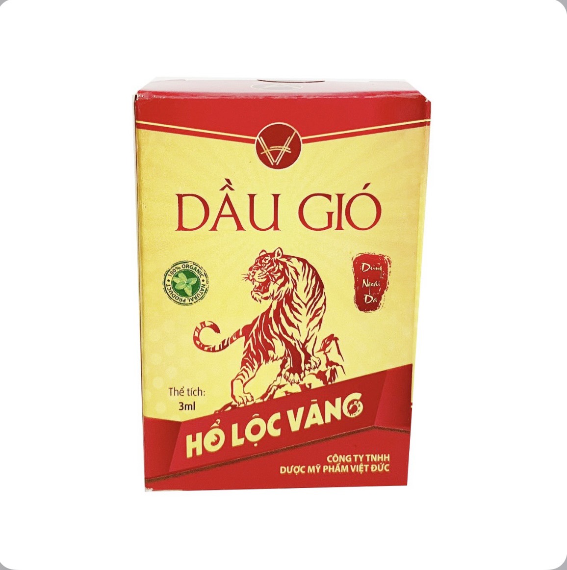 Dầu gió HỖ LỌC VÀNG (Chai 7ml)
