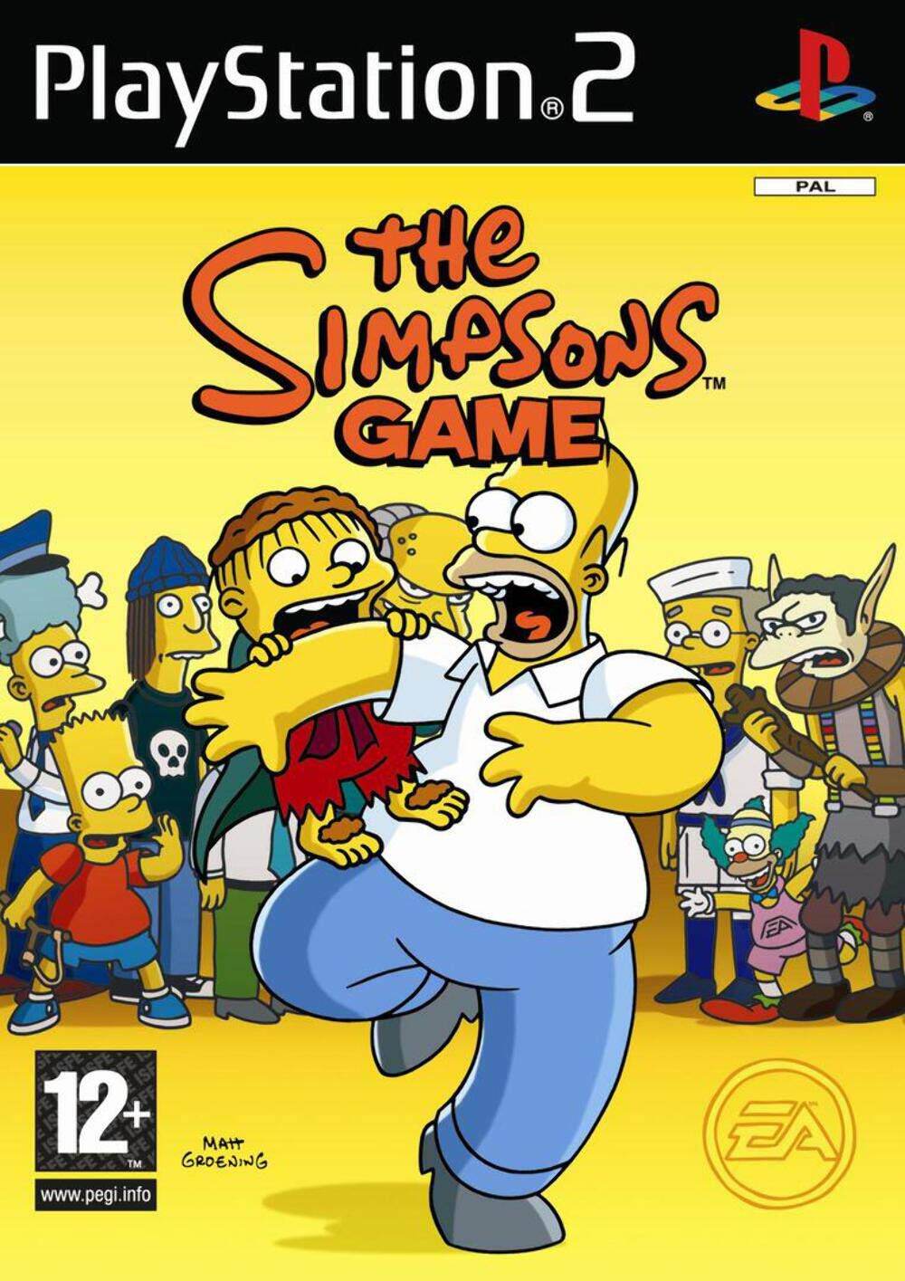 Game ps2 the simpson
