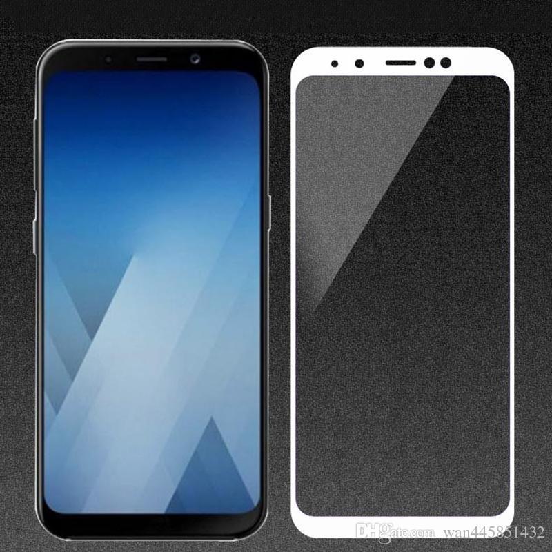 Cường lực full màn Samsung Galaxy A8 2018 (Trắng)