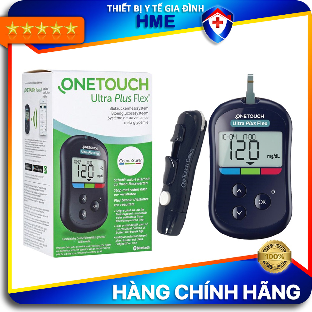 Máy đo đường huyết tiểu đường One Touch Ultra Plus FlexLoại xịn, bền