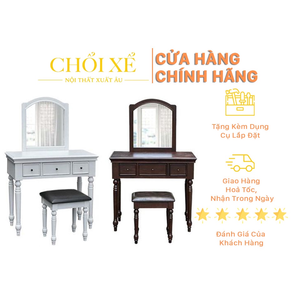 Bộ bàn trang điểm porter - chổi xể