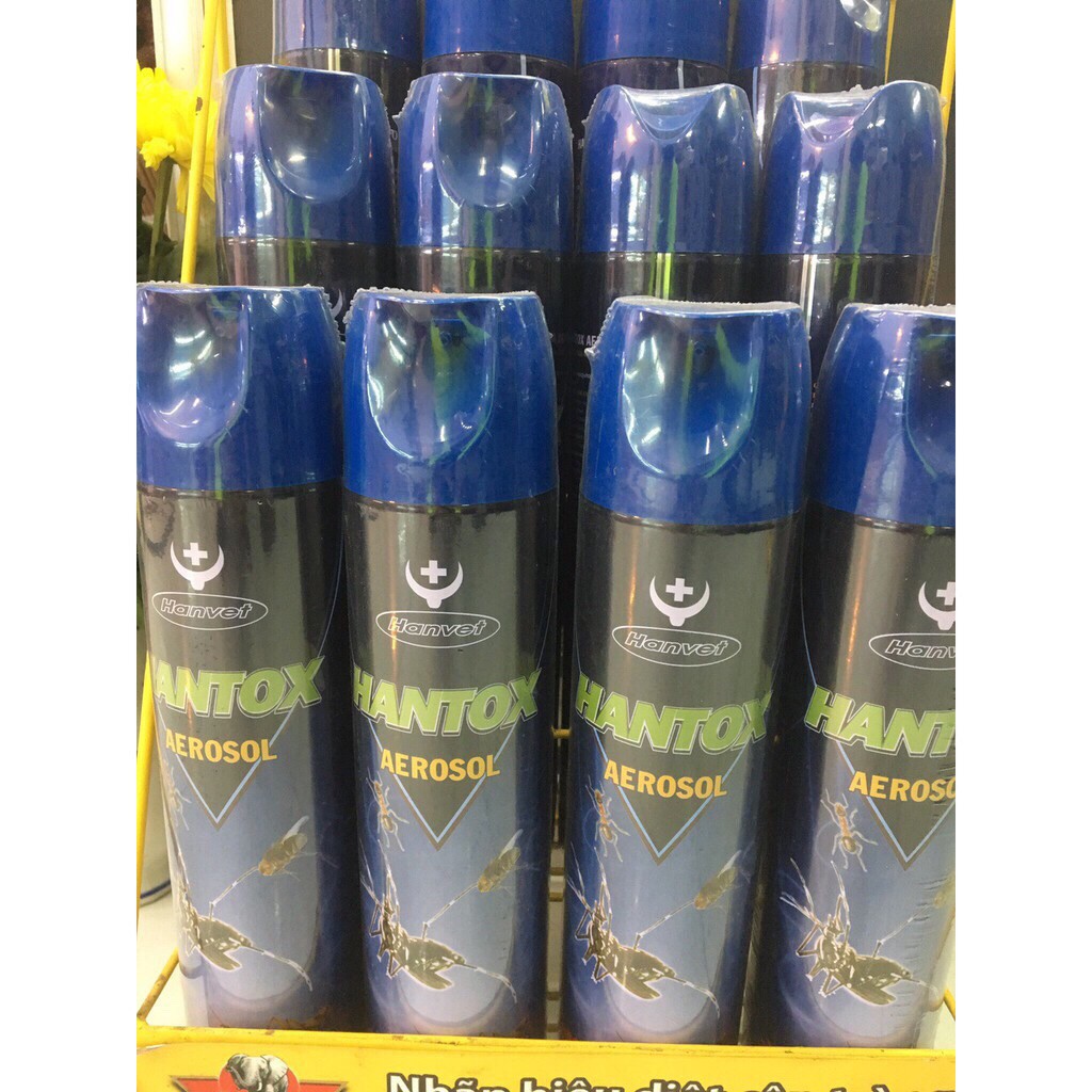 [ Bình xịt côn trùng HANTOX AEROSOL 600ML ]