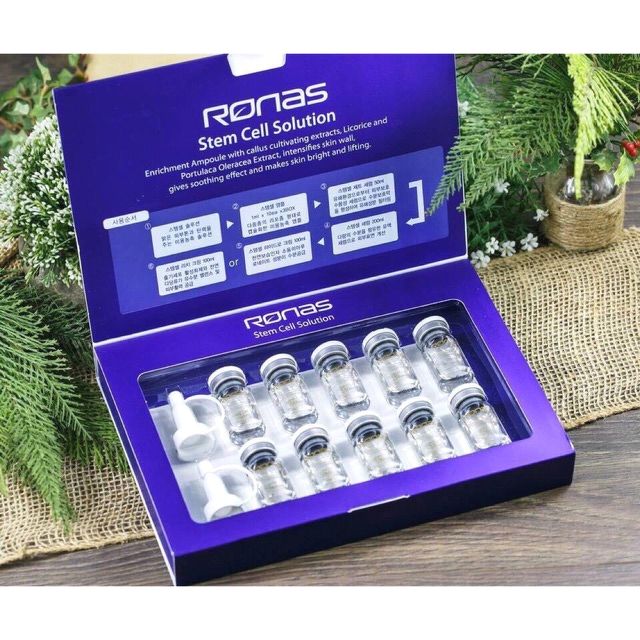 Tế bào gốc Ronas Stem Cell Hàn Quốc Dưỡng Ẩm Tái Tạo Da