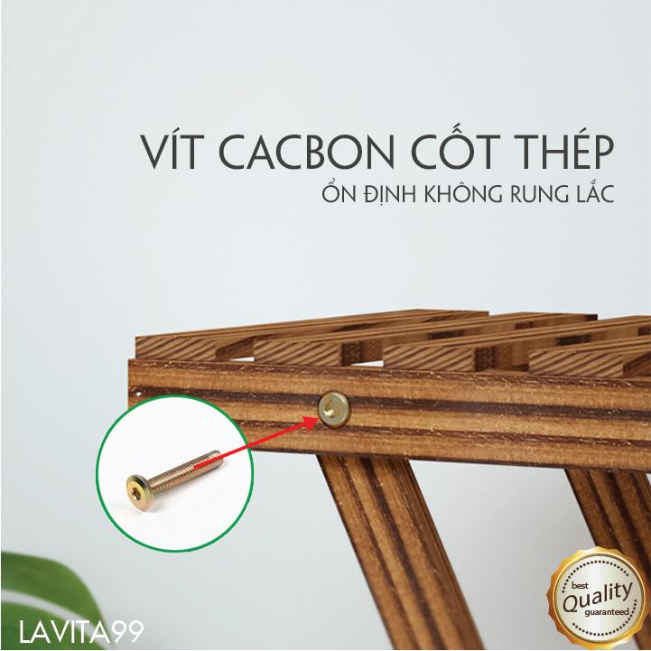 Kệ để cây cảnh trang trí sân vườn đẹp