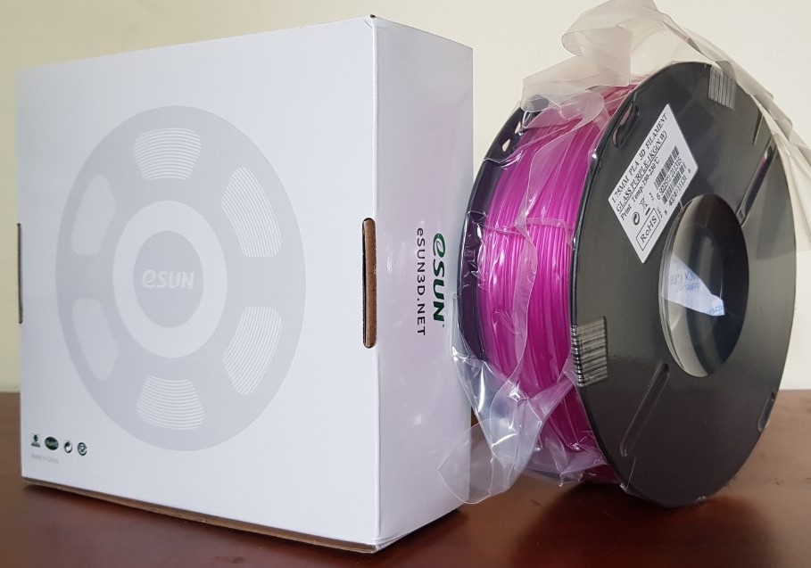 Nhựa in 3d ESUN PLA (Transparent - Trong suốt) chất lượng cao 1kg/Cuộn