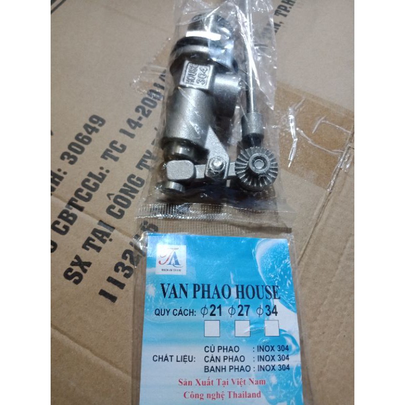 Phao cơ Inox bồn nước gia đình phi 27mm