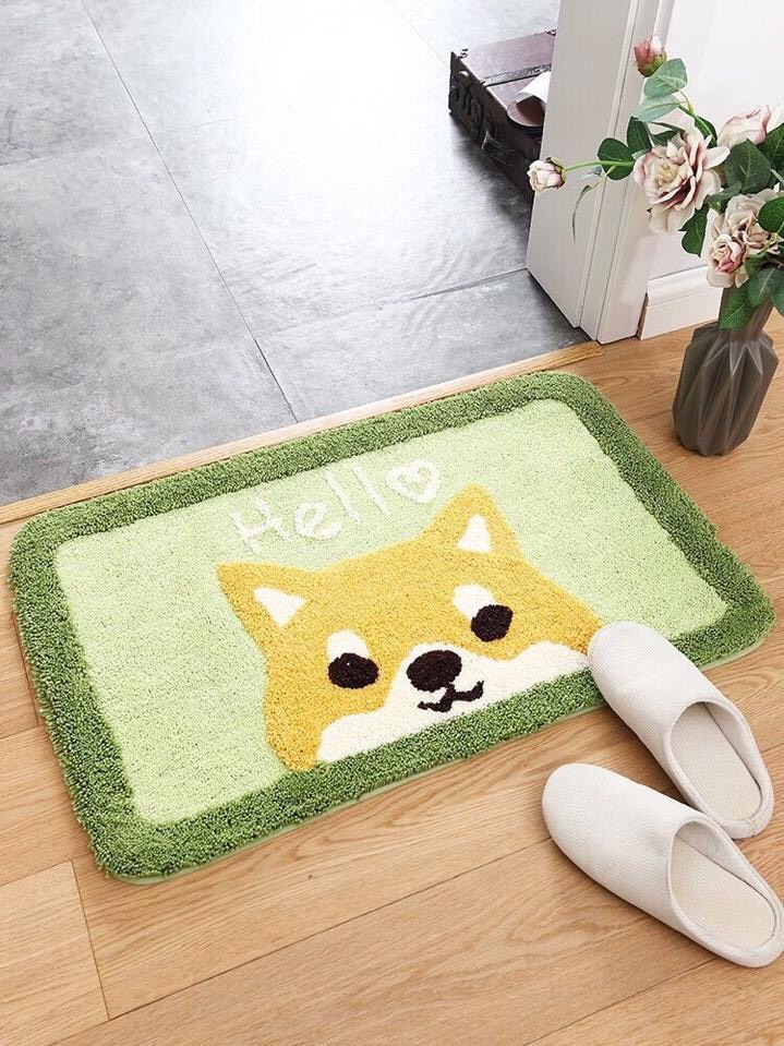 Thảm lông cừu chùi chân 3d cao cấp