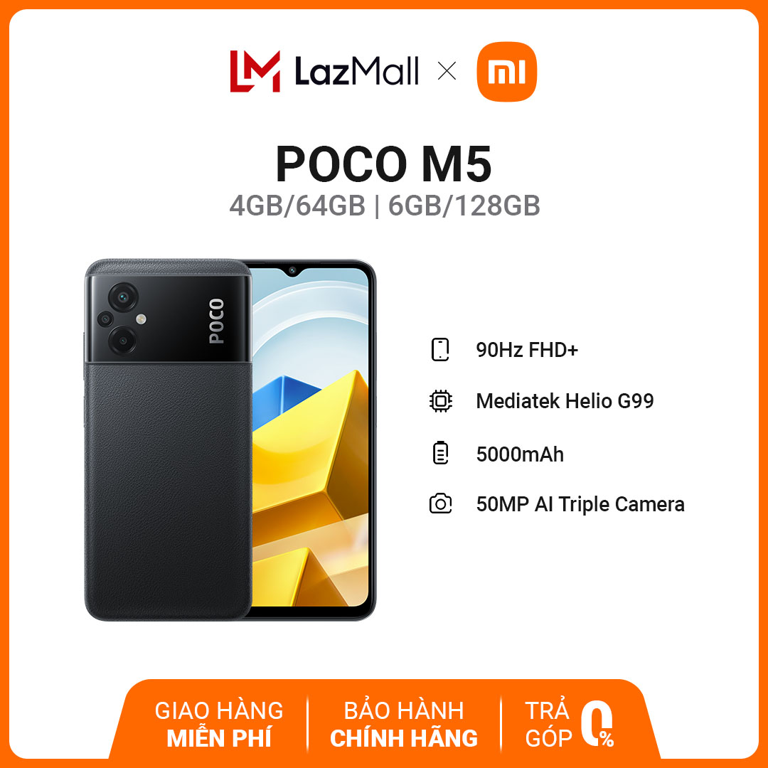 Điện thoại POCO M5 6GB/128GB