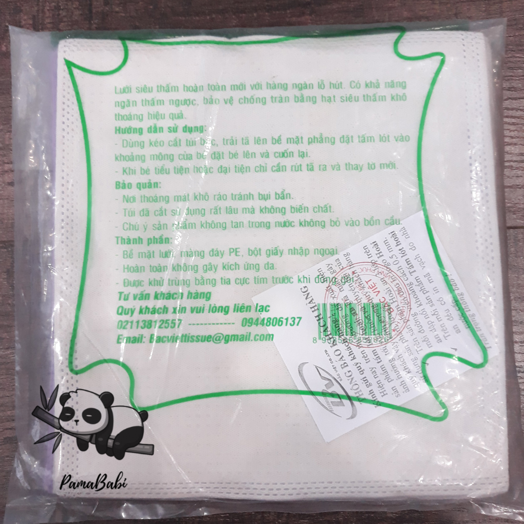 Giấy lót phân su Hoài An cho bé sơ sinh